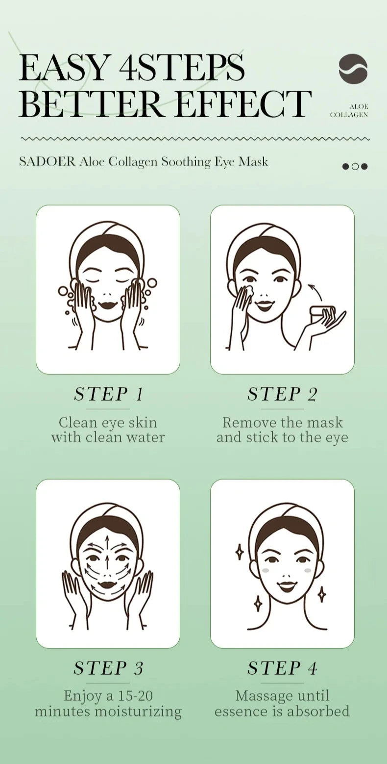 Aloe Vera Collagen Eye Patches Mask