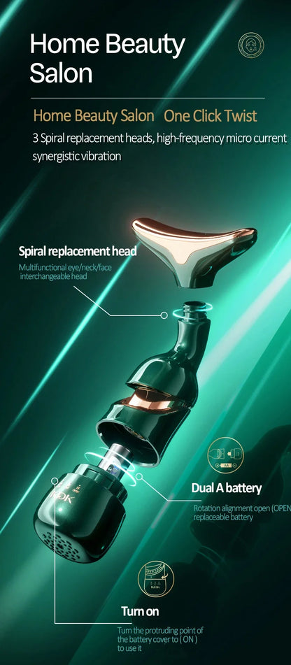 EMS 4 in 1 Face Massager